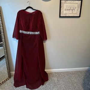 Sparkly Red Formal Gown